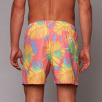Boardies // Tropical Mid-Length Short // Floral (M)