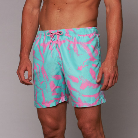 Strokes Mid-Length Short // Blue (M)