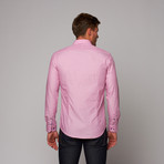 Cotton Button-Up Shirt //  Pink (2XL)