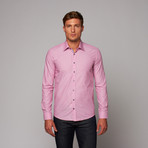 Cotton Button-Up Shirt //  Pink (2XL)