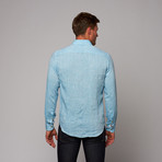 Pure Linen Shirt // Turquoise (S)