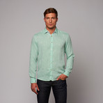 Pure Linen Shirt // Green (S)