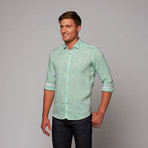 Pure Linen Shirt // Green (2XL)