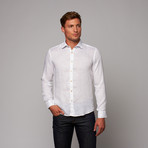 Pure Linen Shirt // White (S)