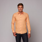 Cotton Button-Up Shirt // Orange (3XL)