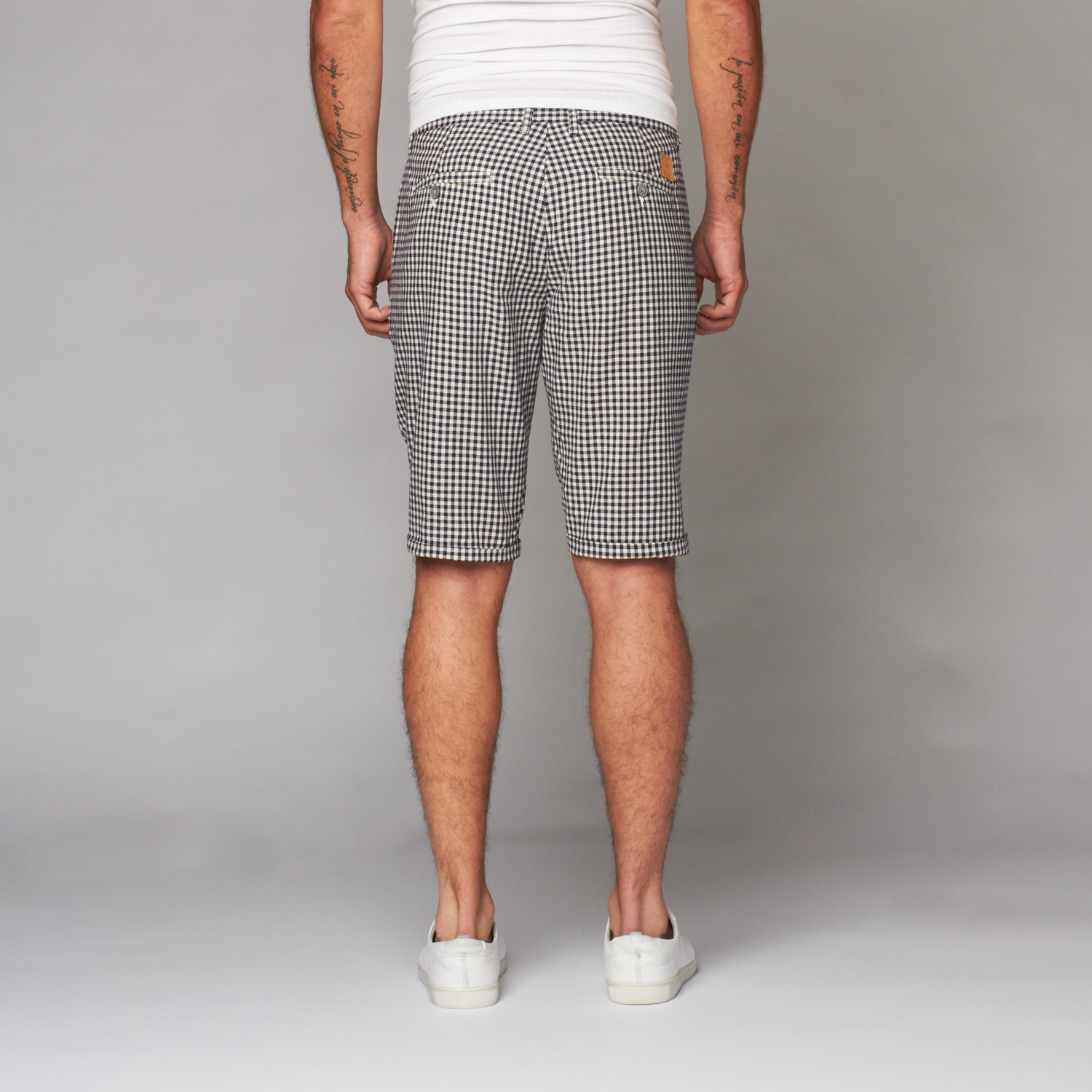 Gingham Shorts // Navy (M) - Ron Tomson - Touch of Modern