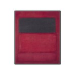 Black Over Reds (Black on Red) 1957 (12.25"W x 14.3"H)