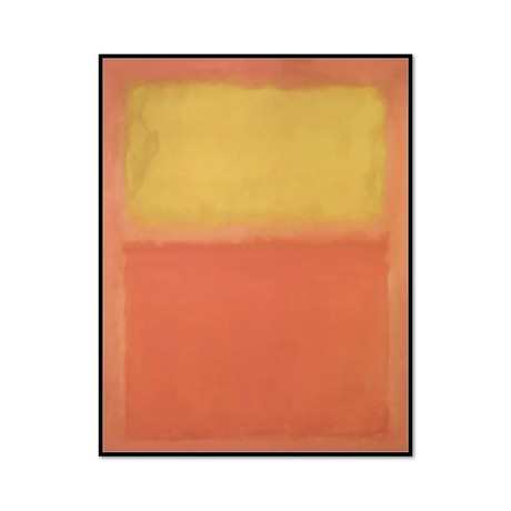 Orange and Yellow 1956 (12.25"W x 15.7"H)