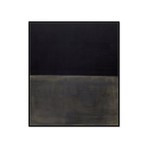 Untitled (Black on Gray) 1969-70 (12.25"W x 14.2"H)