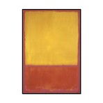 Ochre and Red on Red 1954 (11.2"W x 16.25"H)