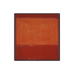 Orange and Red on Red 1957 (12.25"W x 12.75"H)