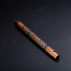 Yeti // Carbon Fiber Handle + Copper Pen + Leather Sheath