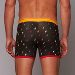 Bottoms Out // Boxer Briefs // Black + Blue + Orange // 3 Pack (S)