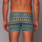 Bottoms Out // Boxer Briefs // Black + Blue + Orange // 3 Pack (S)