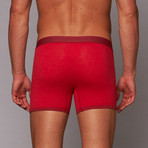 Boxer Briefs // Red + Grey + Light Blue // Pack of 3 (S)