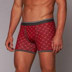 Boxer Briefs // Navy + Light Blue + Red // Pack of 3 (M)