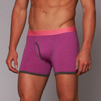 Boxer Briefs // Purple + Black + Blue // Pack of 3 (S)