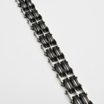 Fancy Stainless Steel Link Bracelet