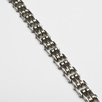 Stainless Steel Bike Chain Bracelet