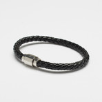 Genuine Braided Bracelet + Magnetic Clasp