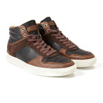 Conrad High-Top Sneaker // Black + Brown (US: 11)