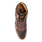 Conrad High-Top Sneaker // Black + Brown (US: 12)