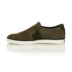 Vento Slip On // Grey + Olive (US: 7)