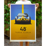 Ferrari 250 GTO Targa Florio 1964 // Poster (19.7"W x 27.5"H)