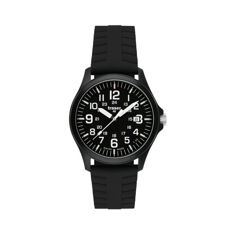Officer Pro (Black Silicone Strap)