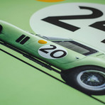 Ferrari 250 GTO Le Mans 1962 // Green // Poster (19.7"W x 27.5"H)