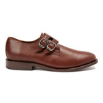 Lanciano Leather Double Monk // Brandy Calf (US: 9)