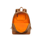 Rucksack Backpack (Khaki + Cognac)