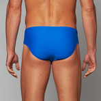 Axel Swim Brief // Royal + Yellow (XL)