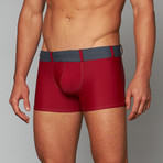 Bond Swim Trunk // Burgundy + Charcoal (L)