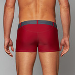 Bond Swim Trunk // Burgundy + Charcoal (L)