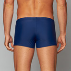Priapos Swim Trunk with C-Ring // Navy + Red (S)