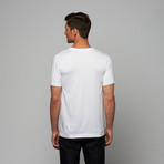 Lay Low // Ocean Crew Tee // White (M)