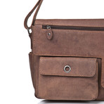 Country Leather Old School Messenger