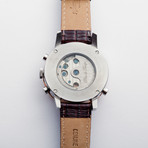 Pere De Temps The Neapolitan Automatic // PDT3028 (Brown Leather Strap)