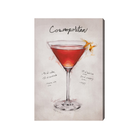 Cosmopolitan // Stretched Canvas (16"L x 24"W)
