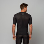 A400 Short Sleeve Compression Top // Black (L)