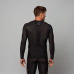 A400 Long Sleeve Compression Top // Black (M)