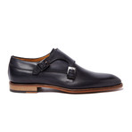 Jose Real // Ambere Monk Strap Shoe // Antracite (US: 12)