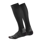 Essentials Compression Socks // Black + Charcoal (S)