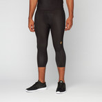 A400 3/4 Compression Tights // Black (L)