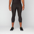 A400 3/4 Compression Tights // Black (S)