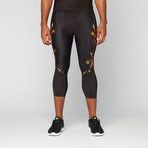 A400 3/4 Compression Tights // Gold (M)