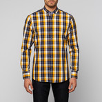 Checkered Button-Up // Yellow + Black (3XL)