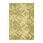 Maze Indoor + Outdoor Rug // Green (2'-3"L x 7'-6" Runner)