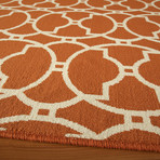 Atlas Indoor + Outdoor Rug // Orange